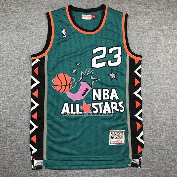 Camiseta All Star 1996 Michael Jordan NO 23 Verde